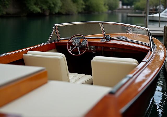 Barca d'epoca restaurata